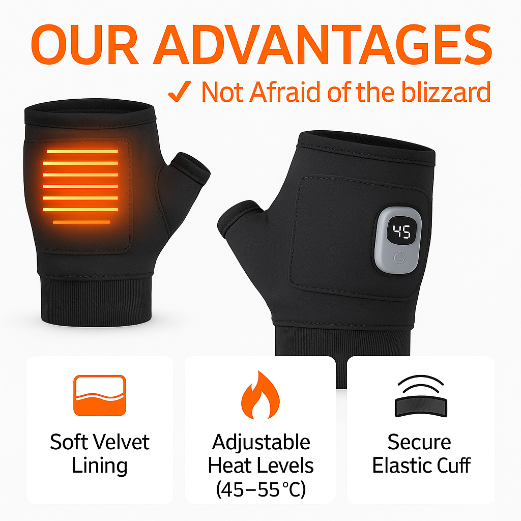 CozyHands™ Heated Gloves