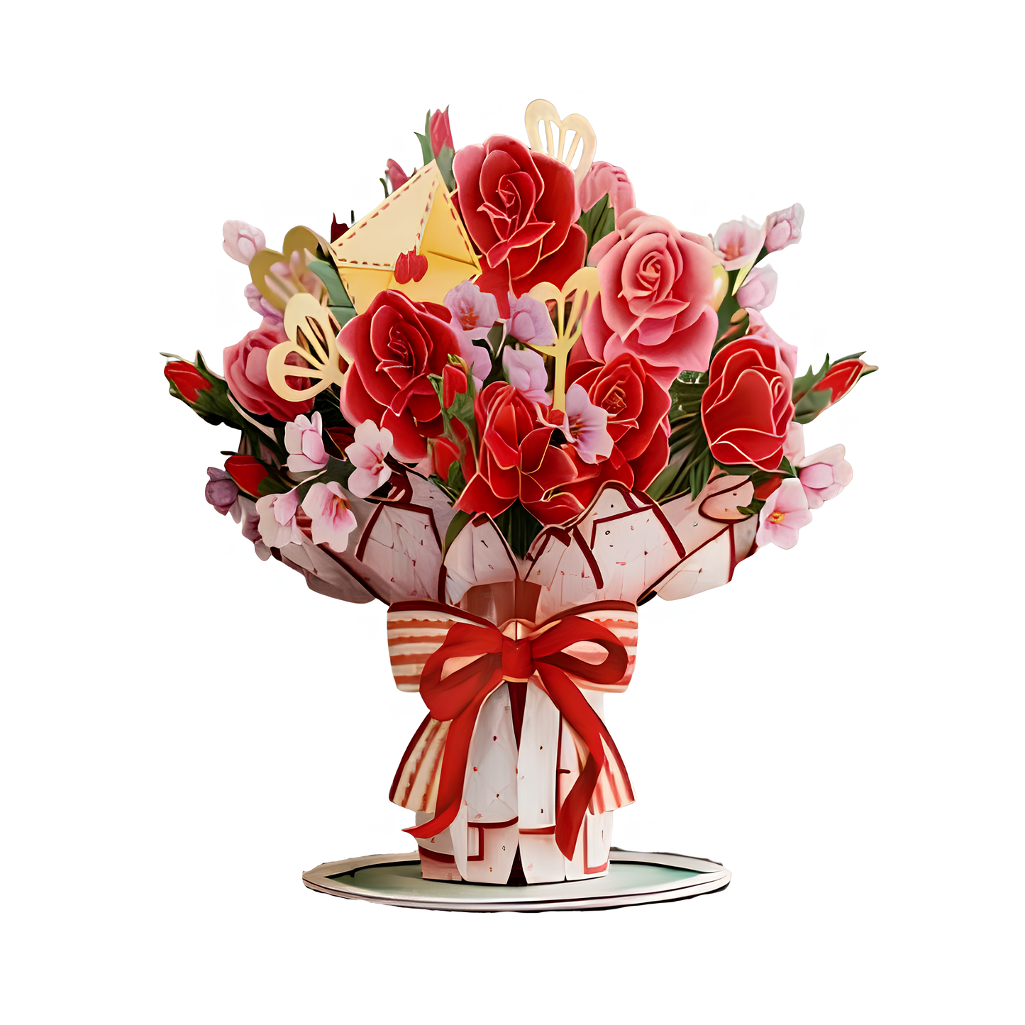 Infinity Blooms: 3D Pop-Up Flower Card