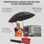 MagShade Pro™: Magnetic Jobsite Umbrella
