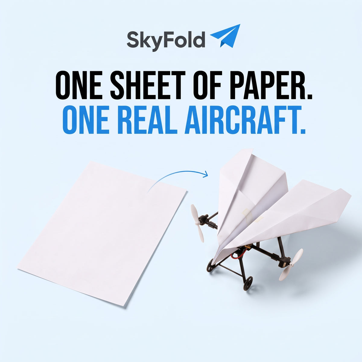 SkyFold: RC Paper Airplane Kit