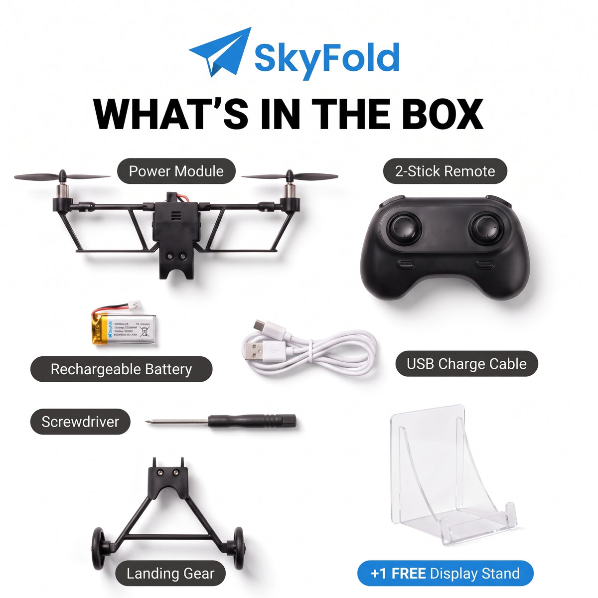 SkyFold: RC Paper Airplane Kit