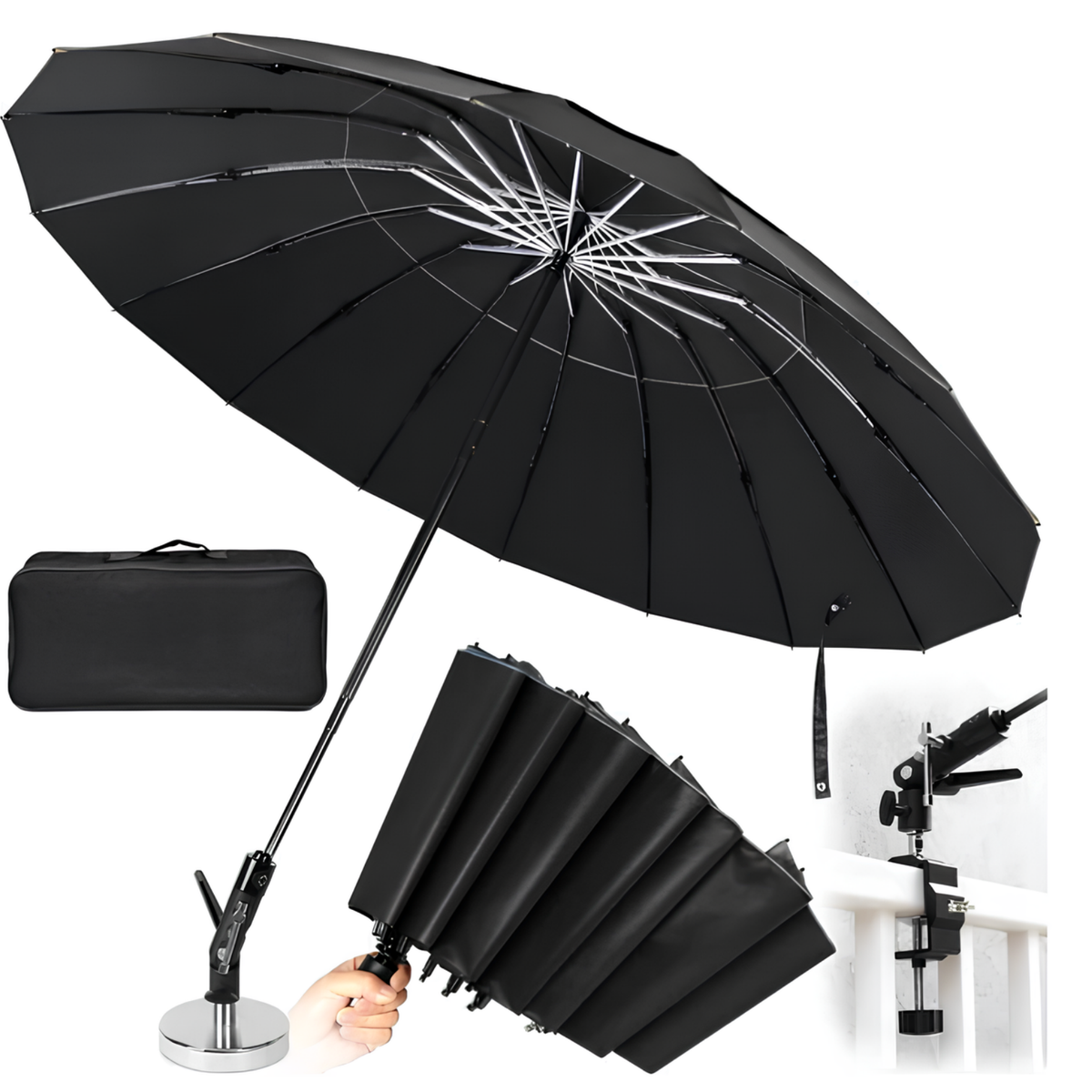 MagShade Pro™: Magnetic Jobsite Umbrella