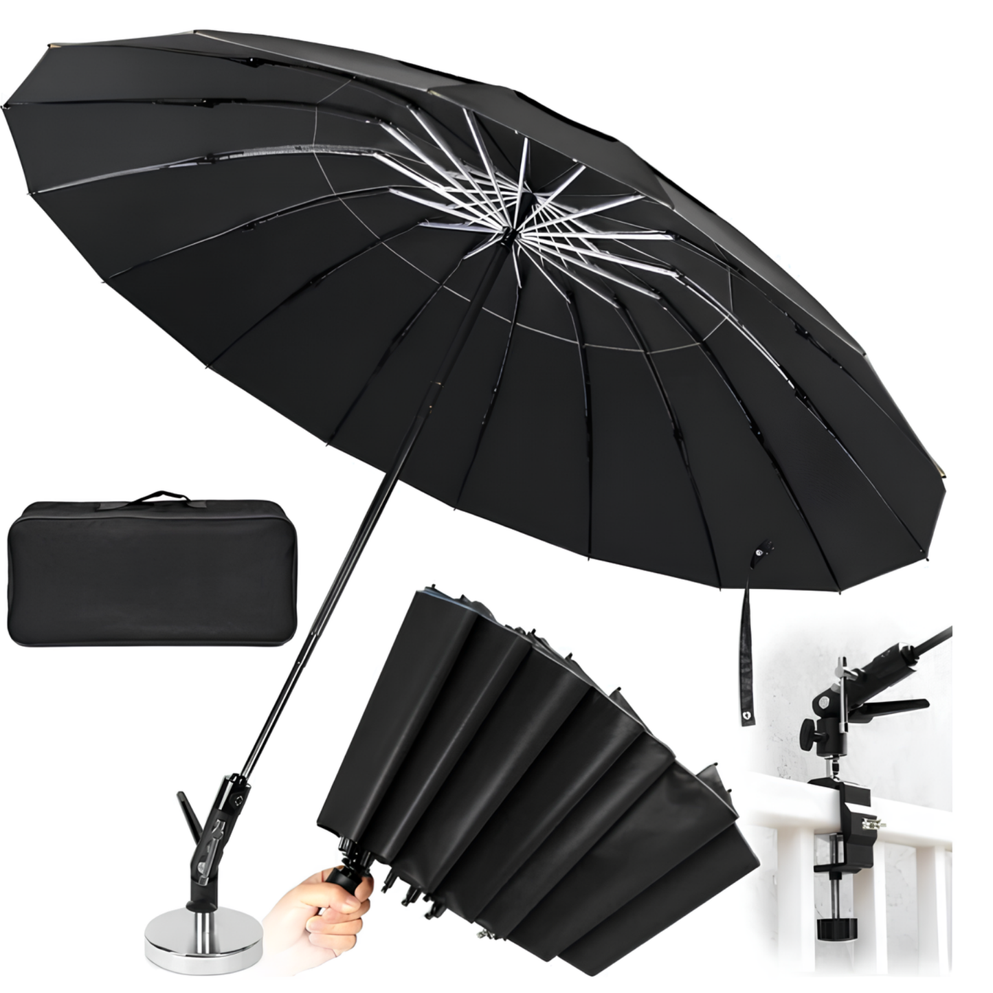 MagShade Pro™: Magnetic Jobsite Umbrella