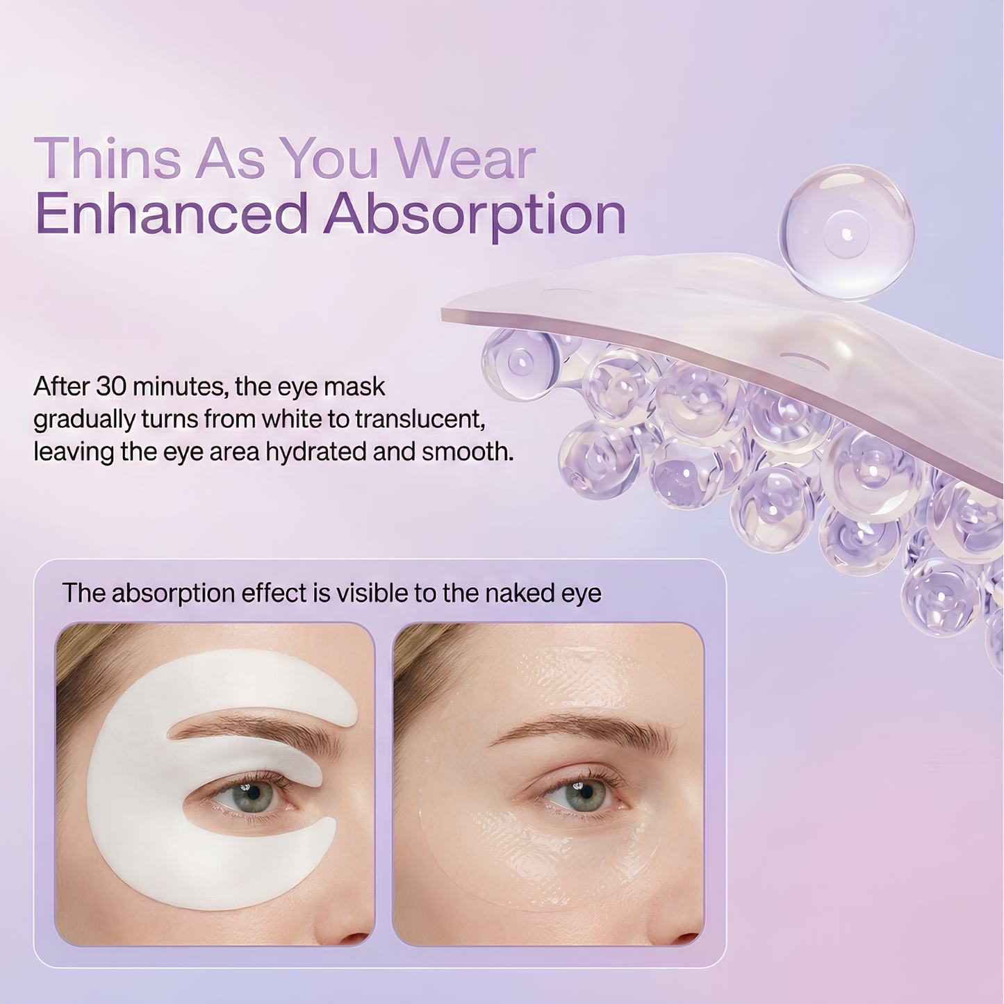 RestedGlow™: Bio-Collagen Eye Patches