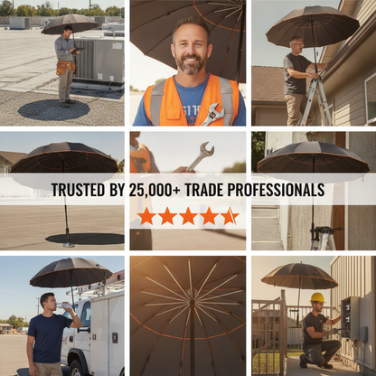 MagShade Pro™: Magnetic Jobsite Umbrella