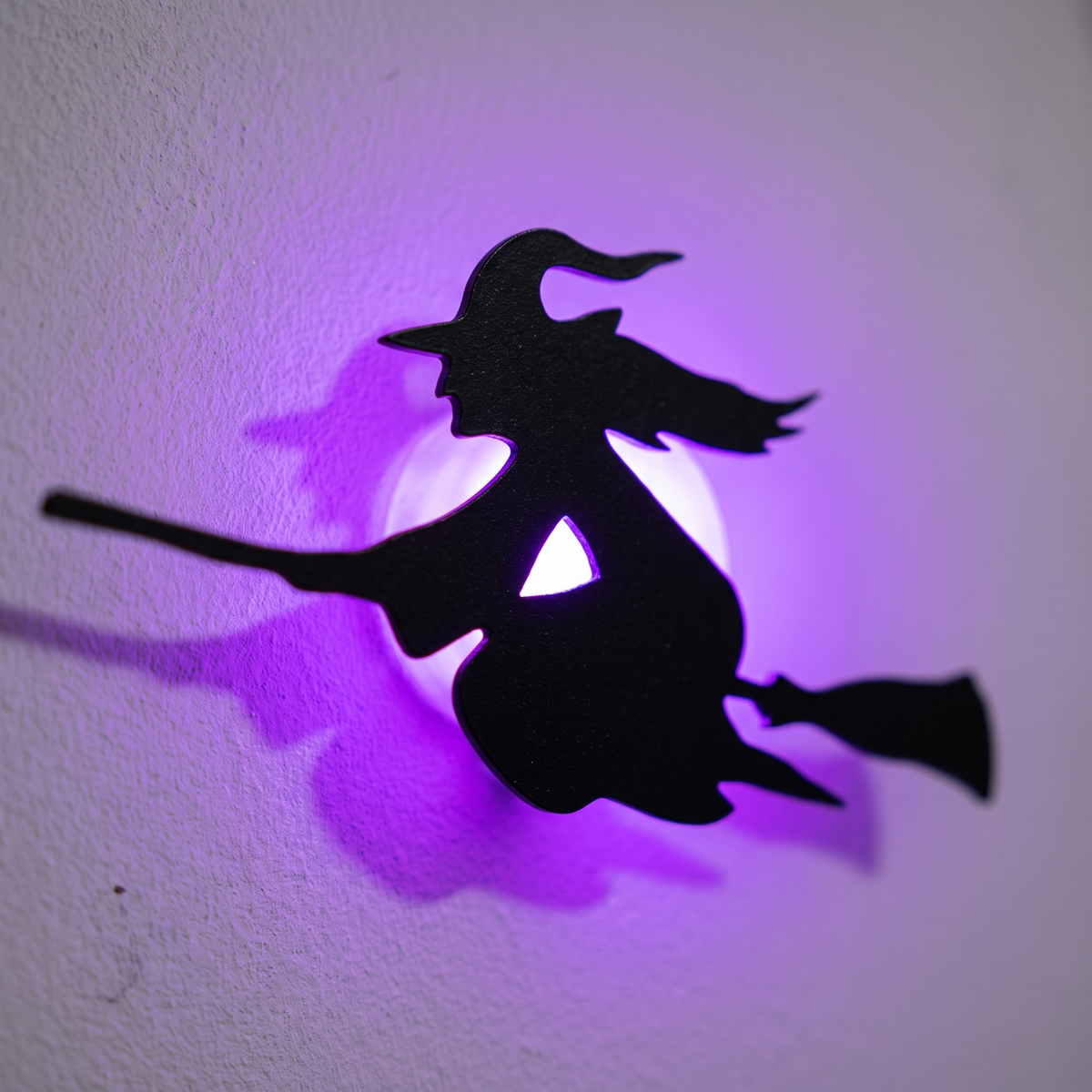HauntGlow Halloween LED Wall Lights — 30-Piece Silhouette Set