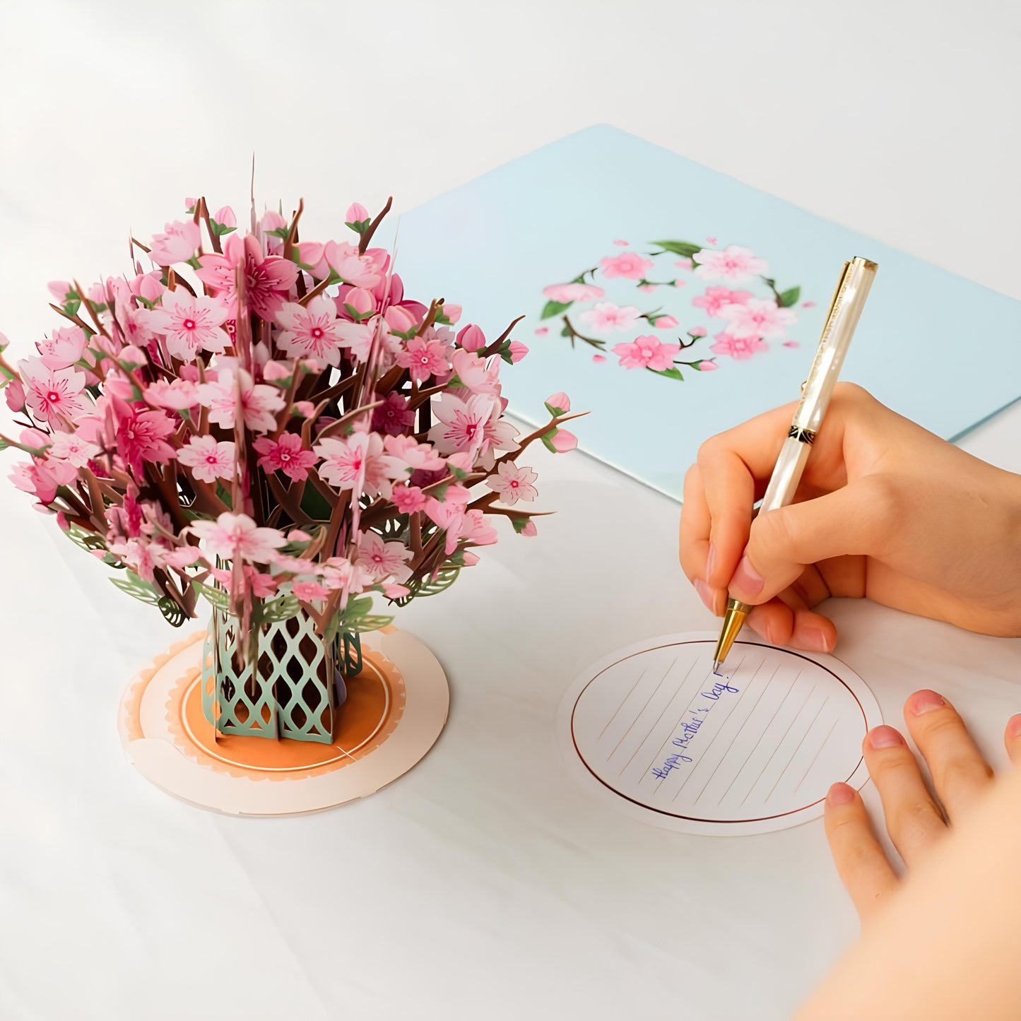 Infinity Blooms: 3D Pop-Up Flower Card