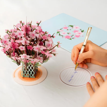 Infinity Blooms: 3D Pop-Up Flower Card