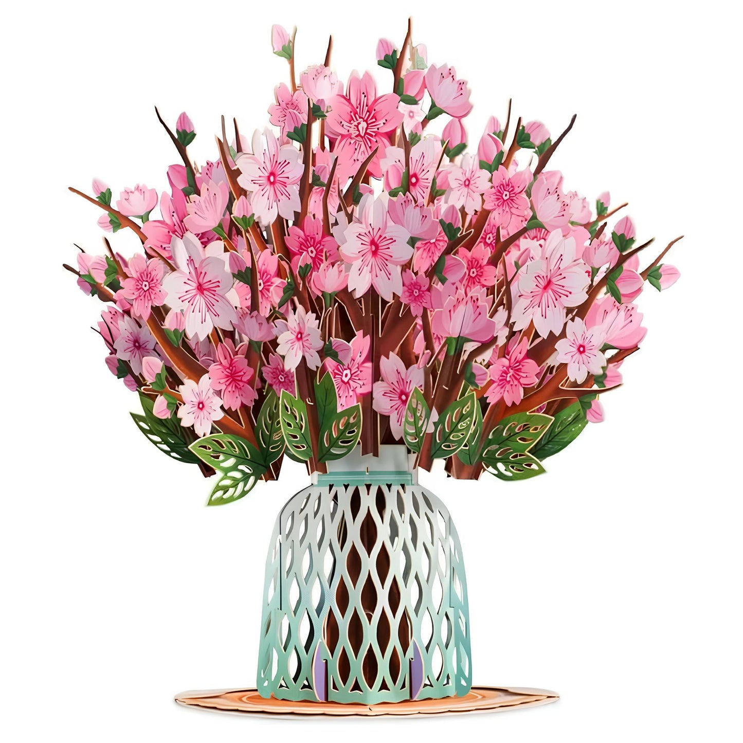 Infinity Blooms: 3D Pop-Up Flower Card