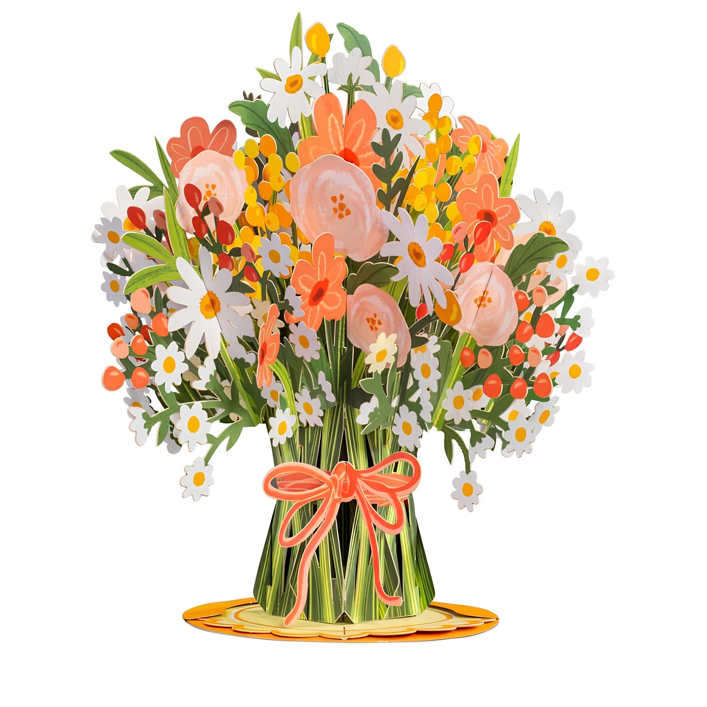 Infinity Blooms: 3D Pop-Up Flower Card