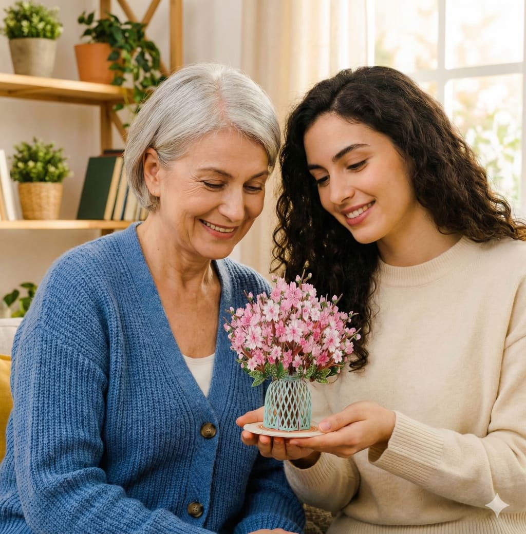 Infinity Blooms: 3D Pop-Up Flower Card